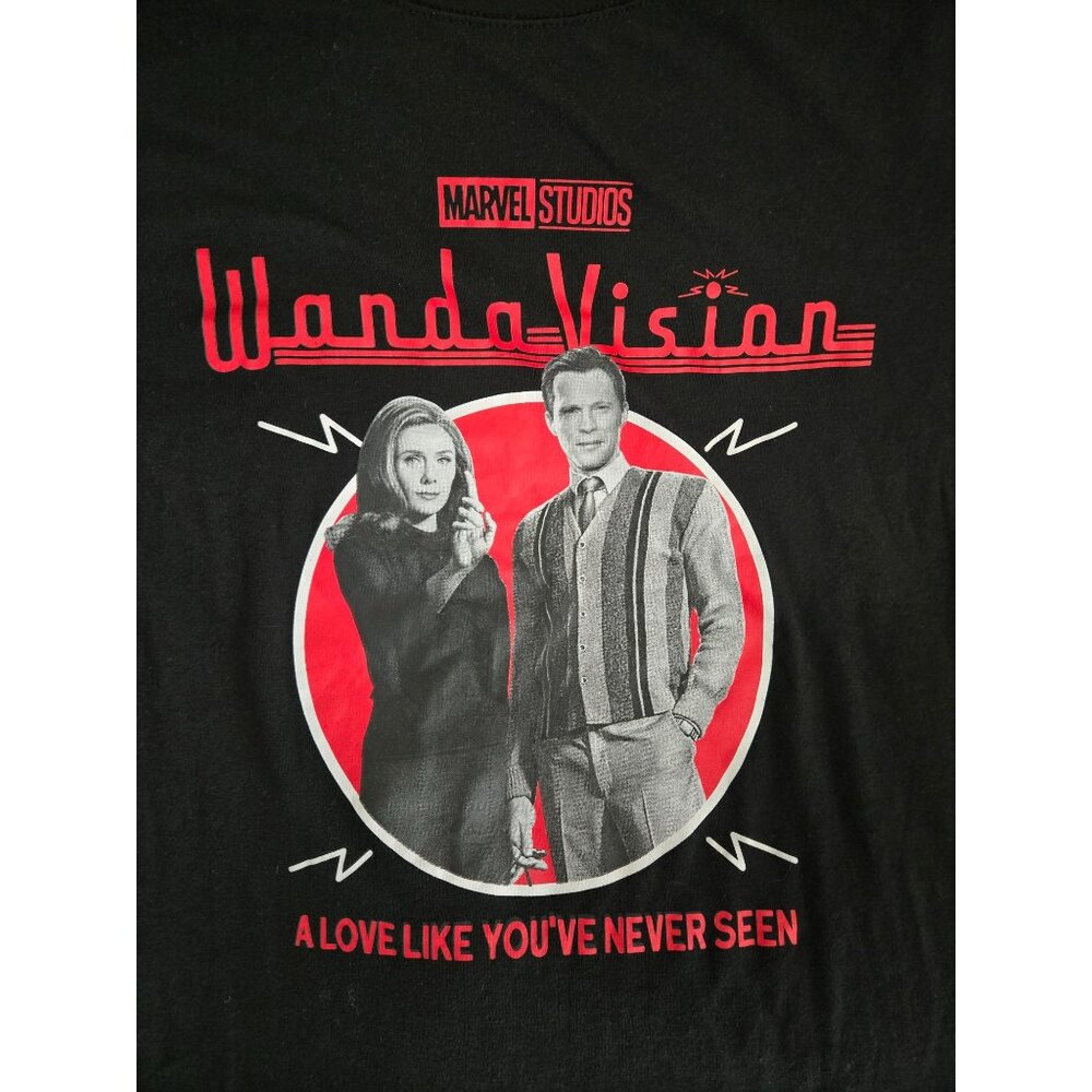 Marvel Studios Wanda Vision Black and Red T-Shirt Women's Size 1X